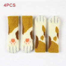 Load image into Gallery viewer, CAT PAW CHAIR SOCKS (4 PACK)